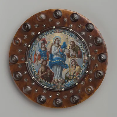 Nun’s Badge with the Virgin of the Immaculate Conception by Nicolás Rodríguez Juárez